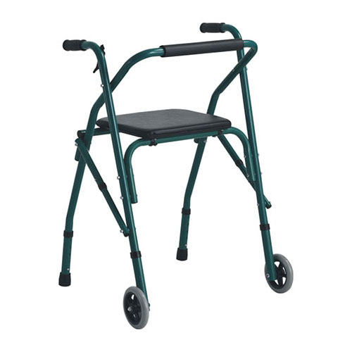Déambulateur Rollator à deux roues avec siège