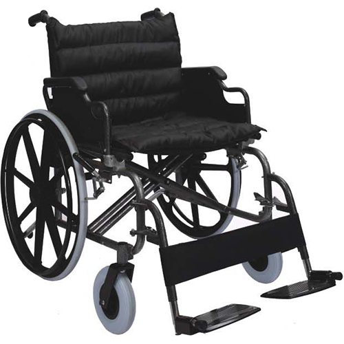 Fauteuil Roulant Adulte en acier chromé pour Obèse