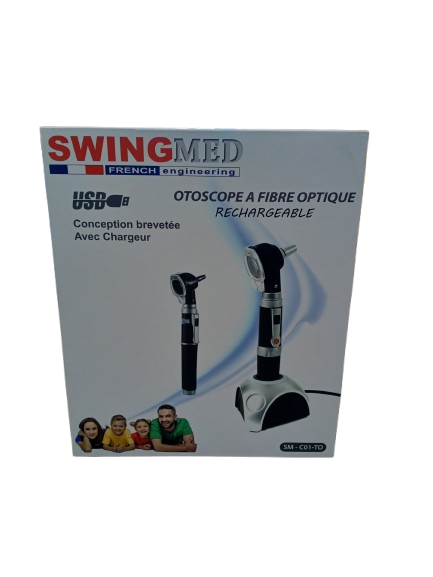 Otoscope à fibre optique rechargeable SWINGMED 