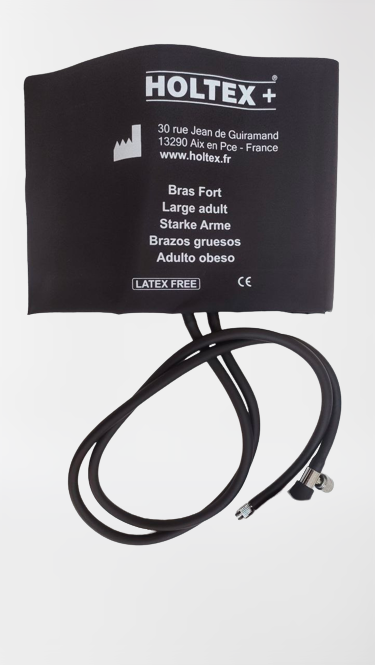 Brassard HOLTEX bras forts pour tensiomètre mobile II (2 Tubes)