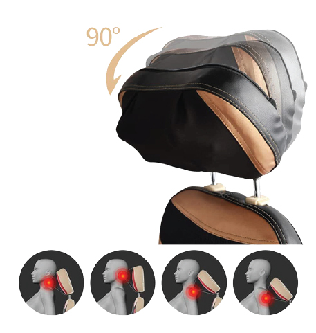 Siège massant en cuir imperméable prémium