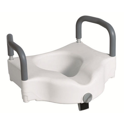 Rehausseur WC avec accoudoir pour handicapés 