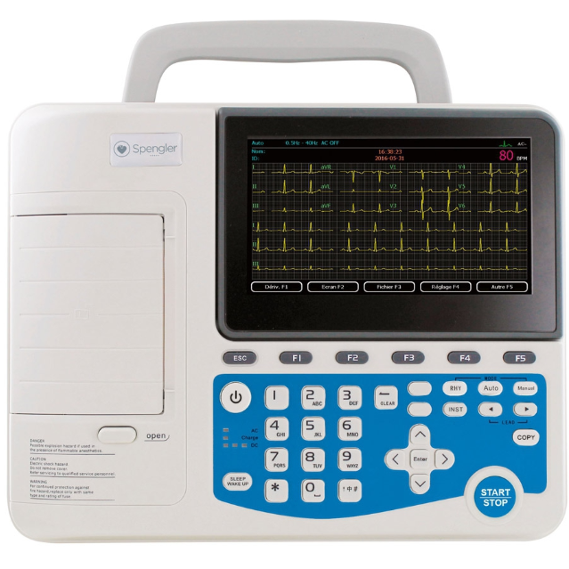 Electrocardiographe Spengler Cardiomate 6