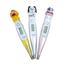 Thèrmometre digital a sonde flexible avec caractères 