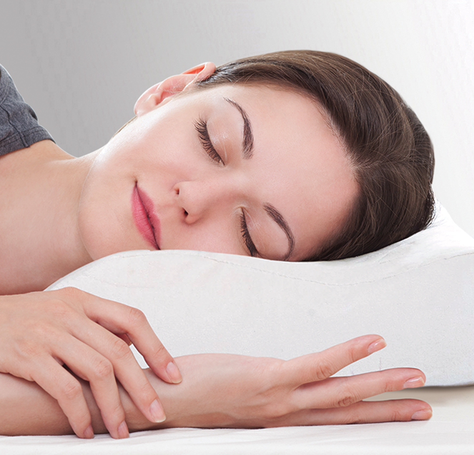 Oreiller orthopédique en mousse a mémoire de forme BERGER