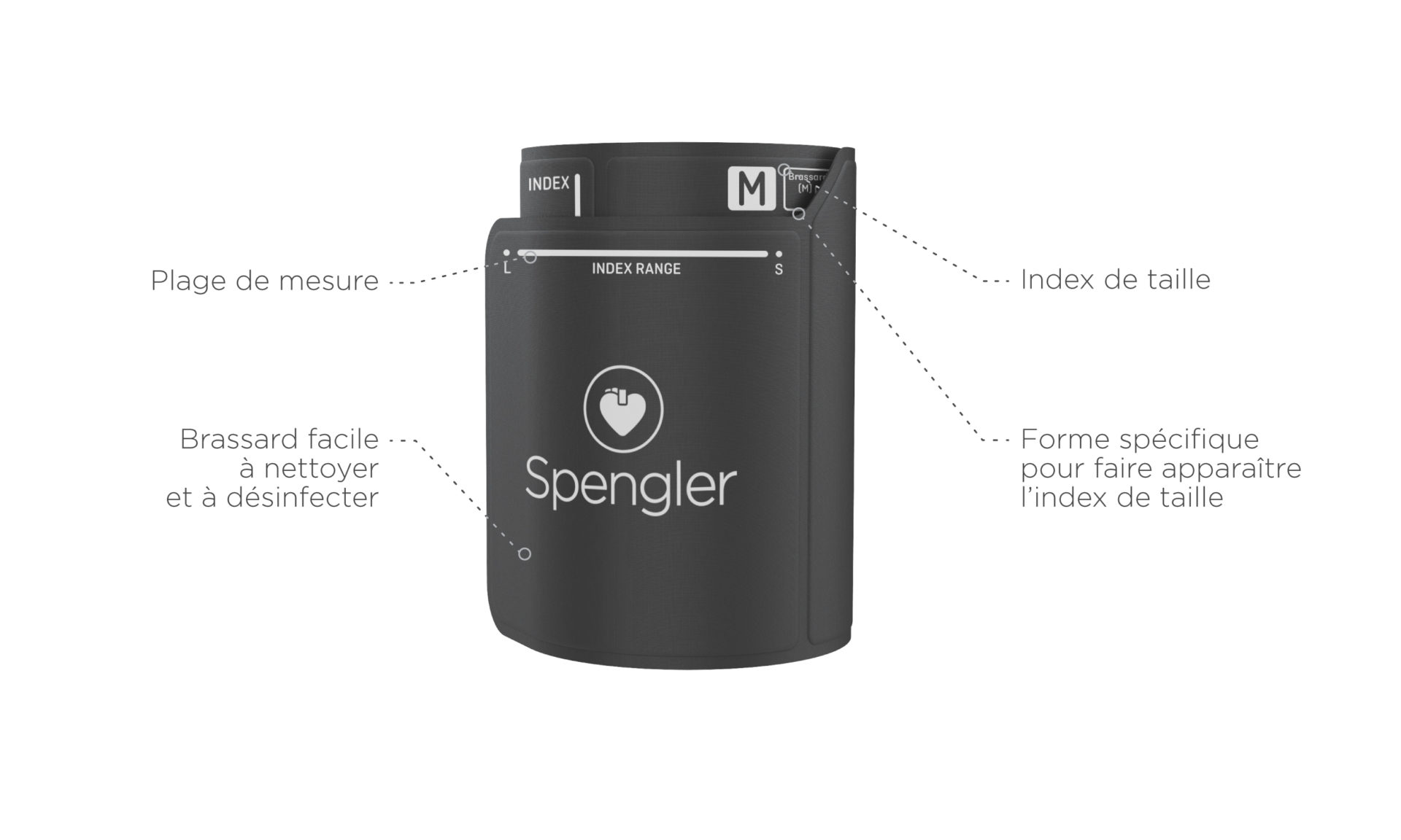 Brassard tensiomètre Mobi adulte (L)